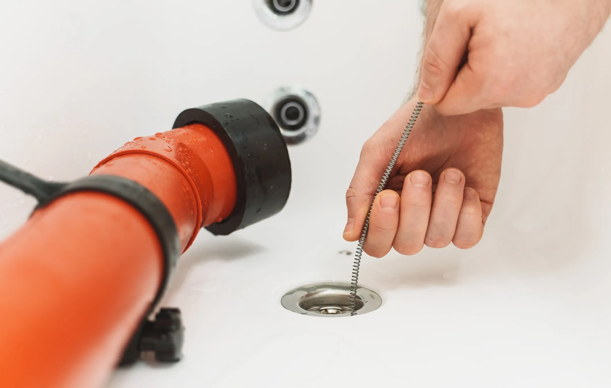 Drain Cleaning by KCB Plumbing — licensed Orange County plumbers serving homes and businesses